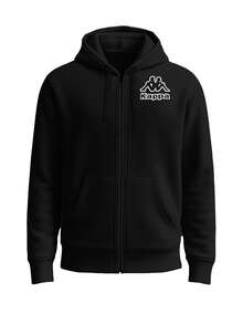 Kappa Men's Pullover Sweatshirt Black - Svart - Visa 1