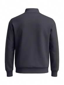 Kappa Men's Zip Up Sweatshirt Navy Blue