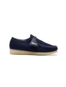 Clarks Men's Wallabee Navy Wool 26178225 - Navy - View 1