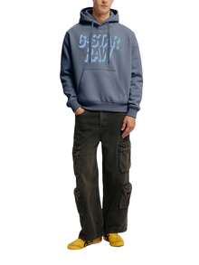 G-Star Retro Shadow Graphic Men's Hoodies Grey - Azul - Ver 3