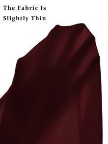 Almamuse ChicEase 女式甜美蕾丝边长袖 T 恤，修身款三扣休闲白色 T 恤上衣夏季 - 酒紅色 - 查看 8