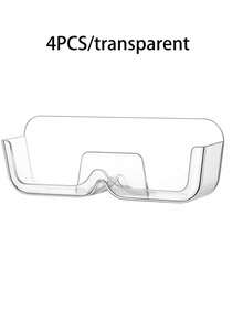 1/2/4件套办公眼镜收纳架，浴室床头壁挂式太阳镜展示盒，近视眼镜架，眼镜整理道具