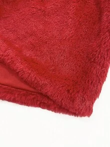 Franclia Women's Elegant Solid Color Stand Collar Sleeveless Top, Party For Women, Christmas Women's, Fall For Women, Business Casual Women, Women's Halloween Costume, Wedding Guest For Women, Going Out, Classy For Women, Christmas Red Top - Red - View 5