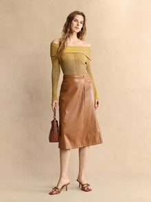 Rosivie Sandalias de tacón alto con correas cruzadas de estilo vintage, elegantes para mujer. Cómodas y convenientes para el uso diario, el trabajo y las fiestas - Camel - Ver 9