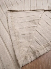 Elenzga Plus Twist Front Sweetheart Neck Tee - Beige - View 7