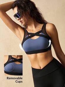 VARSIVA Biustonosze sportowe damskie, modne, odpowiednie na lato - Wielokolorowe - Zobacz 4