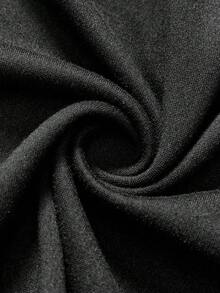 SHEIN BASICS 4pcs/Set Casual Solid Color Knit Round Neck Short Sleeve Fitted Cropped Women T-Shirts