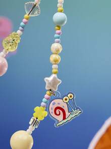 SpongeBob SquarePants | SHEIN Cute Cartoon Ocean Vacation Mobile Phone Lanyard Cell Phone Pendant  Phone Chain Handmade Beaded Starfish Shell Patrick Gary
