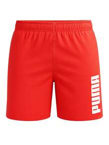 Puma Mens Swim Shorts Red - Red - View 1
