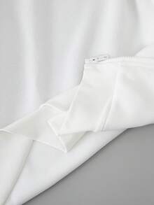 3pcs/Set Teenage Girls Casual Fashion Outfit: Khaki Camisole Top, Flare Pants, Long Sleeve Hooded Letter Print Jacket, Autumn/Winter Fall - Brown - View 8