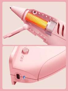 JMMO Cordless Hot Melt Glue Gun, USB Rechargeable Cordless Glue Gun, With 10 Glue Sticks, Suitable For DIY Handicrafts, Art Home Repairs - Multicolor - View 4