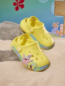 SpongeBob SquarePants | SHEIN 婴儿木屐 - 黃色 - 查看 7