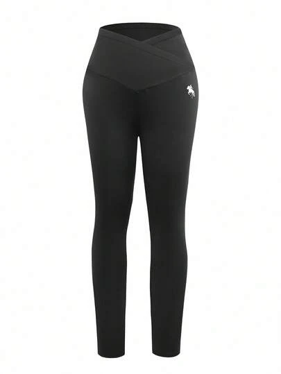 Modelyn 大码女式休闲舒适针织紧身打底裤