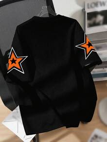 SHEIN EZwear Áo thun nữ cổ tròn in số 88 tối giản, thoải mái, dáng rộng - Nhiều màu - Xem 2