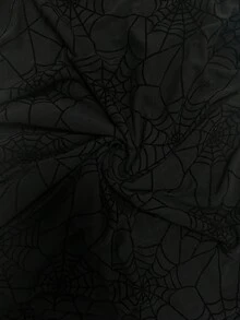 Sweetra Váy quây xếp ly gợi cảm cỡ lớn dành cho nữ, màu đen - màu đen - Xem 7