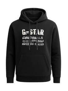 G-Star Multi Layer Originals Men's Hoodies Black - Black - View 4