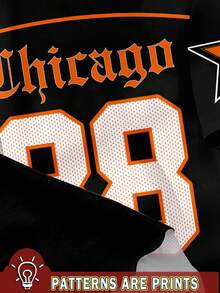 SHEIN EZwear Áo thun nữ cổ tròn in số 88 tối giản, thoải mái, dáng rộng - Nhiều màu - Xem 3