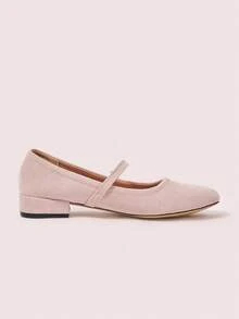 CUCCOO DOLLMOD Women's Round Toe Retro Ballet Style Mary Jane High Heel Pumps, Black, Casual Wear For Spring - Pink - View 8