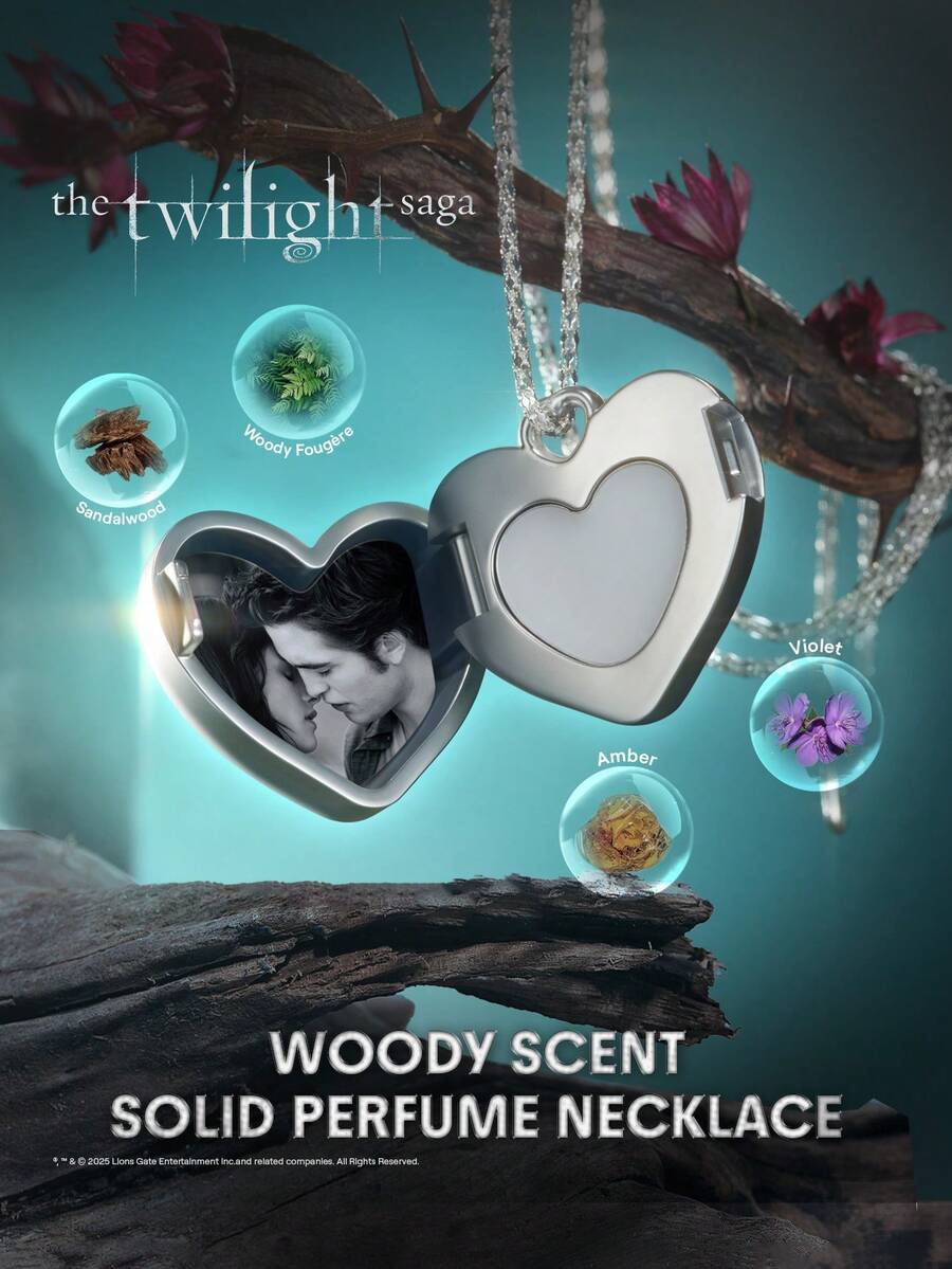The Twilight Saga X SHEGLAM Soulmates Profumo Solido Marchio Bellezza Trucco Cosmetico Per Donne Ragazze Perfetto Per Autunno Inverno Ideale Per Y2K Elegante Moda Adatto Per Compleanno Natale Presente Festa Pronto Migliore Colore