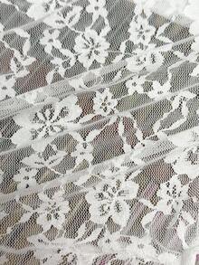 SHEIN PETITE 女士性感系带V领短款上衣，夏季 - 白色 - 查看 5