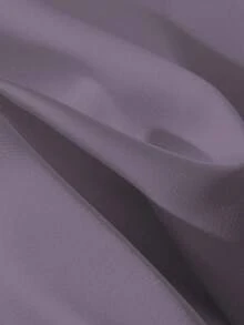 Franclia 优雅短袖圆领荷叶边蝴蝶结衬衫，卡其色，春夏