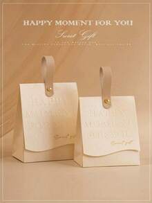 5 Stück moderne chinesische Hochzeit Gastgeschenk Süßigkeitenboxen, Party Geschenkboxen für Bonbons & Süßigkeiten