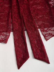 Sweetra Áo nữ Halloween, trang phục mùa thu cho nữ - Màu Đỏ Sâu - Xem 3