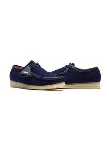 Clarks Men's Wallabee Navy Wool 26178225 - Navy - View 3