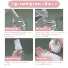 泡沫皂瓶空塑料慕斯洁面乳泵瓶可再填充乳液洗发水分配器 - 無色 - 查看 4