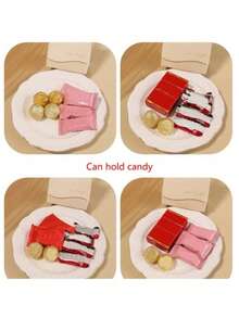 5 Stück moderne chinesische Hochzeit Gastgeschenk Süßigkeitenboxen, Party Geschenkboxen für Bonbons & Süßigkeiten