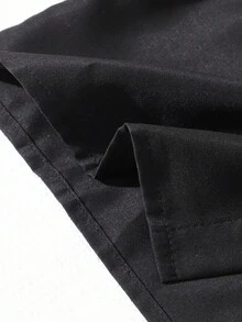 Sparklyn 女童衬衫，泡泡长袖，肩部珍珠装饰，可拆卸蝴蝶结装饰，宽松版型，活力风格，舒适面料，适合与背带裙搭配或作为内衣，春秋季 - 黑色 - 查看 8