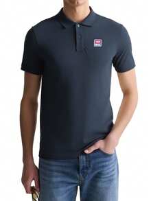 Diesel Smith Men's Polo Shirts Navy Blue - Navy Blue - View 1