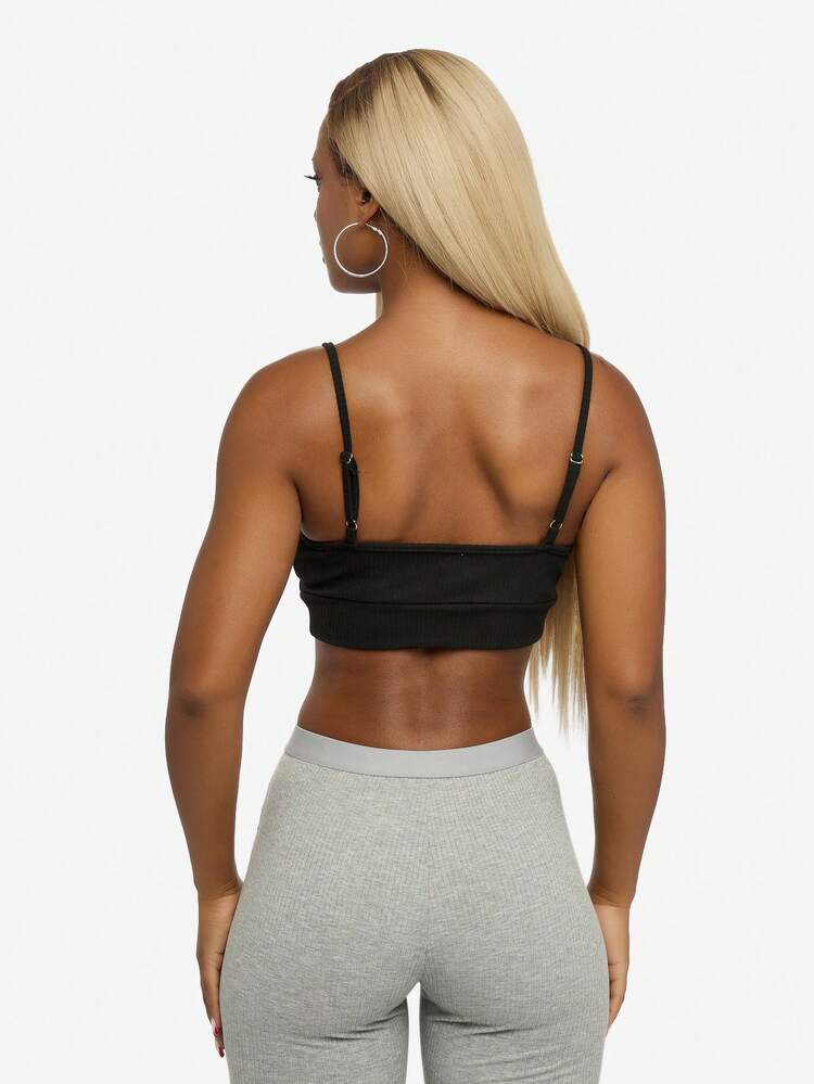 SUMWON WOMEN Geripptes Cami-Top mit dünnen Trägern