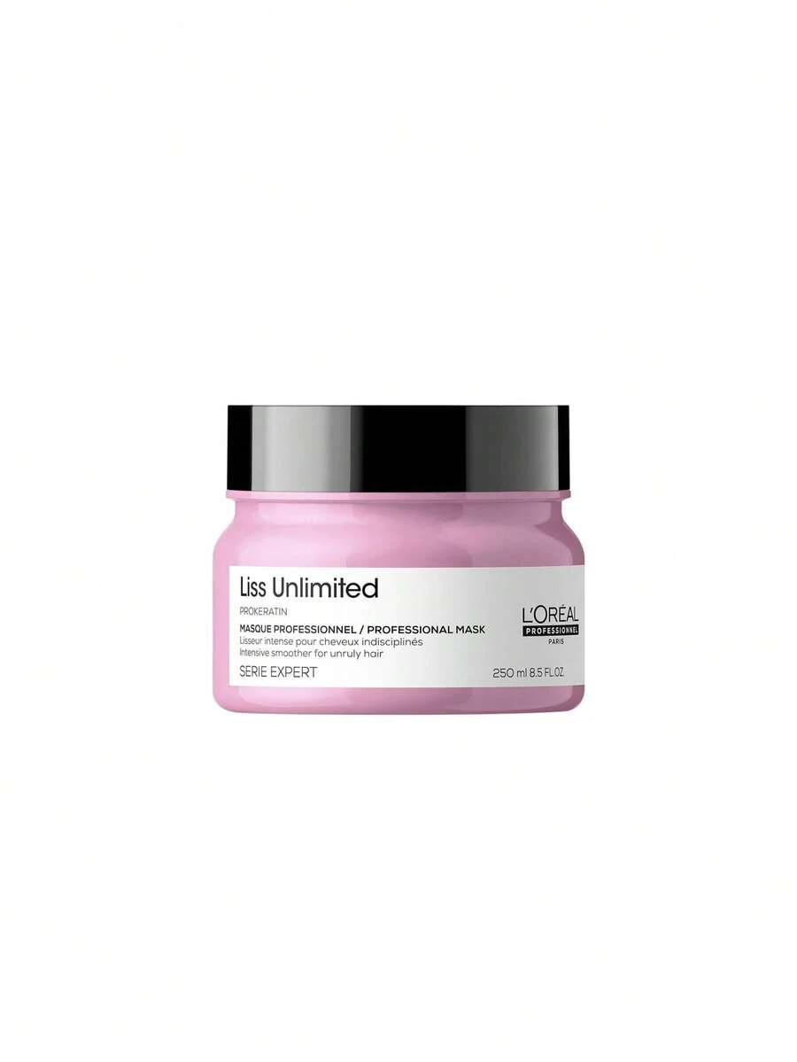 L'Oréal Professionnel Serie Expert Liss Unlimited Smoothing Mask For Frizzy Hair 250 Ml - Dusty Pink - View 1