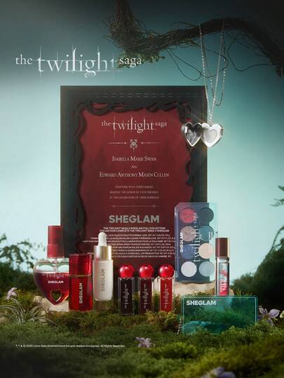 The Twilight Saga X SHEGLAM Set de Colección Completa Marca Belleza Maquillaje Cosmético para Mujeres Niñas Perfecto para Otoño Invierno Ideal para Y2K Elegante Moda Adecuado para Cumpleaños Navidad Presente Fiesta Listo Mejor Color