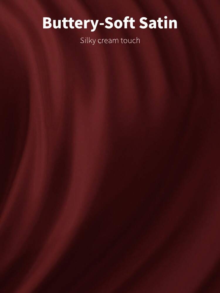 Firerie 夏季新款优雅不对称褶皱领无袖缎面女式紧身衣，杏色，简约设计，适合约会、通勤、办公室穿着，别致 - 酒紅色 - 查看 10