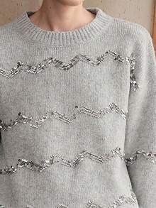 Uhlyne Uhlyne Sweater Halloween untuk Wanita - Light Grey - View 8