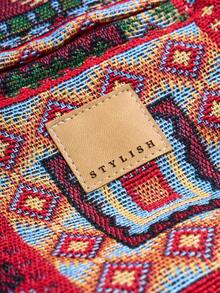 PAVTROS Fashionable Jacquard Woven Men's Jacket, Fall - Red - View 2