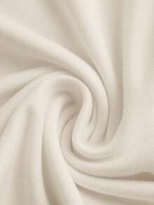 SHEIN EZwear 2件套米色和棕色休闲修身长袖T恤，秋冬 - 彩色 - 查看 4