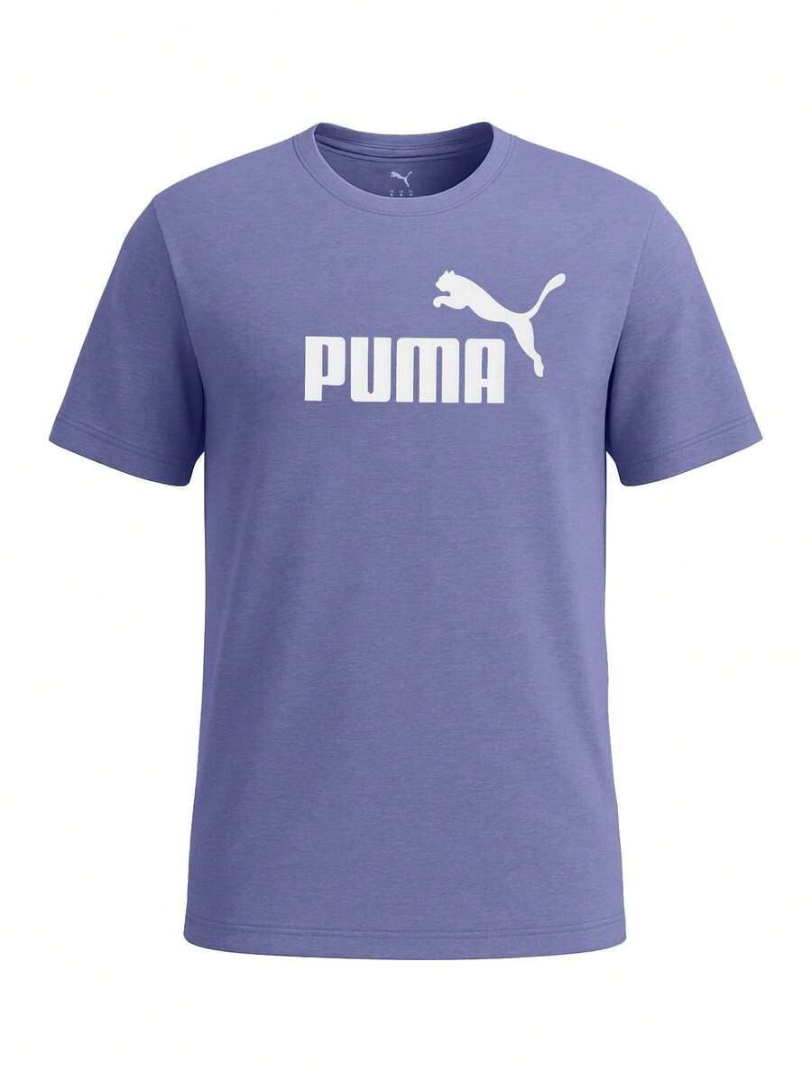 Puma Men's Sports T-Shirts Blue Crystal - Blue - View 1