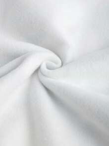 Resyla Handgefertigter Schleife Perlen Accessoires Weiß Kapuzen Damen Thermofutter Sweatshirt Perfekt für Herbst/Winter Bogen Verzierungen, Perlen Akzente Mode T-Shirt Stilvoller Sweatshirt Geschwister Geschenk Schwester Geschenk Muttertagsgeschenk Mutter Geschenk Lässige minimalistische Mode Top