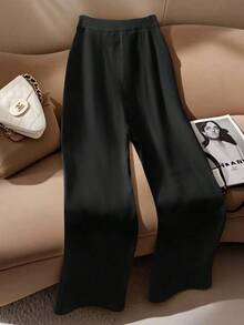 GlowEve 女士百搭宽松直筒修身西装裤