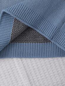 SHEIN Young Boy Cartoon Bear Round Neck Long Sleeve Casual Sweater, Autumn Fall Winter - Multicolor - View 5