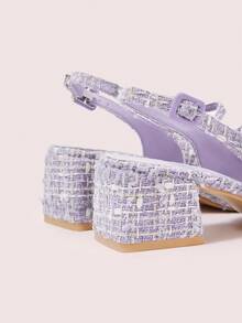 CUCCOO DOLLMOD Sepatu hak tinggi platform Mary Jane dengan tali gesper warna ungu, cocok untuk Halloween dan Natal. - Purple - View 8