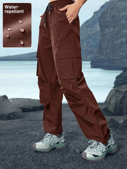 In My Nature Women's Casual Outdoor Drawstring Cargo Pants Women's Pleated Loose Outdoor Drawstring Cargo Pants Outdoor Camping Hiking City Commute Pants Women Hiking Pants Women Outdoor Pants With Side Pockets Women Hiking Pants Women Outdoor Pants Women Cargo Pants Hiking Cargo Pants Water Repellent Pants