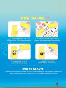 SpongeBob SquarePants | SHEIN 装饰贴纸 - 彩色 - 查看 5