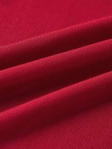 Shutterstock Y2Kool Women's Mesh Semi-Sheer Letter & Heart Print Sexy Long Sleeve T-Shirt, Burgundy, Suitable For Party, Nightclub, Y2K Campus Style, Autumn/Winter Mesh Crop Top See Through Top Red Mesh Long Sleeve Top Red Mesh Top Mesh Top Long Sleeve Casual Stylish Clothing Collection New Year Outfits - Burgundy - View 4