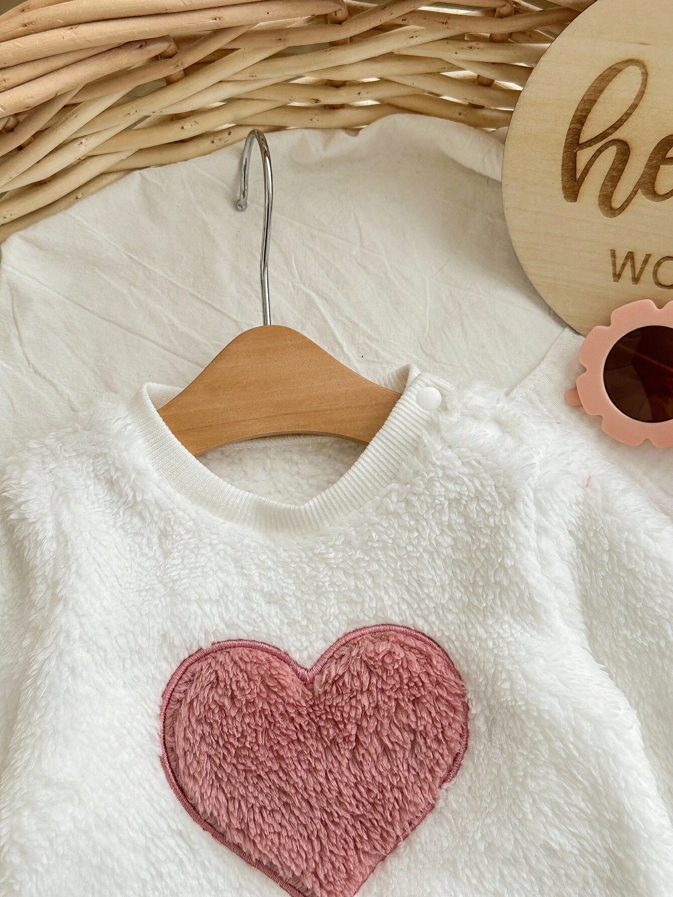 مجموعة بلوزة وبنطلون من قطعتين للمواليد الجدد، بتص...