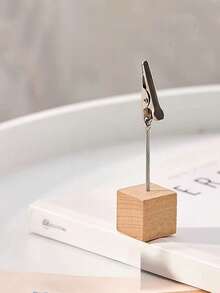 20/10/3PCS/Set Solid Wood Dining Table Card Holder Stands, Note Holder Stands, Photo Display - Suitable For Price Tags, Photos, Table Signs And Table Numbers