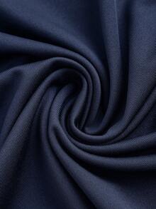 SHEIN EZwear 3pcs Women Square Neck Long Sleeve Tight Fit Bodysuit Set, Black, Navy Blue, White, Suitable For Autumn/Winter,Fall,Black Bodysuit - Multicolor - View 6